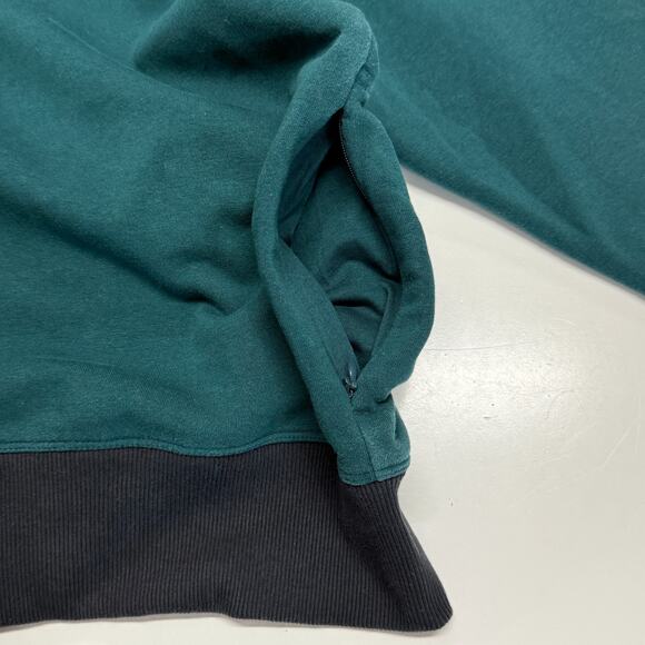 Under Armour Hoodie Womens XL Green Threadborne Spellout Pullover Sweatshirt - Picture 6 of 12